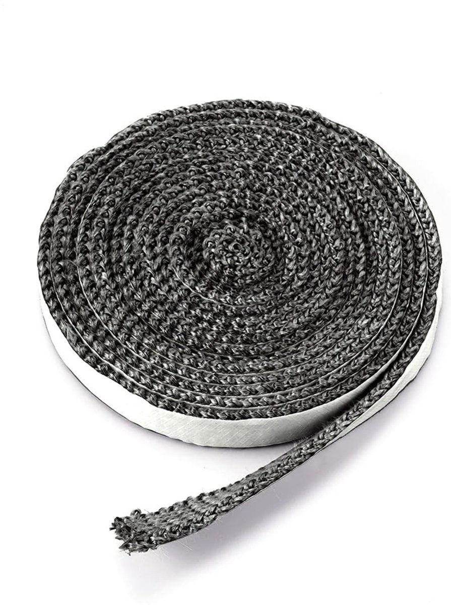 MTTproducts- Kachelafdichting Hoog Temperatuur - Kachel Seal - Isolatie Tape - Zelfklevend - 10 mm x 3 mm x 3 m - Verbeterde Duurzaamheid - Afvoerband