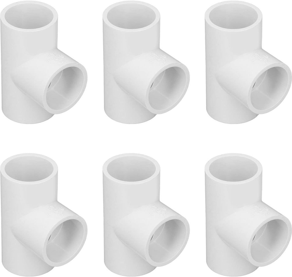 NTH products- T-connector 12 stuks - 3-weg connector - PVC fitting - waterdistributie - corrosiebestendig - lichtgewicht - Pijpconnector