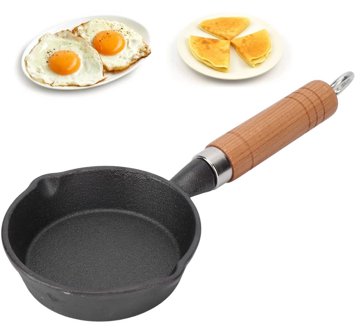 MTTproducts- Eierpan 10 cm - Antiaanbaklaag - Geschikt voor inductie - Comfortabel handvat - Multifunctioneel - Duurzaam ontwerp - Koekenpan