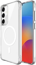 Buddi Core - Coque compatible avec Samsung Galaxy S25 Plus / S24 Plus - Compatible MagSafe - Coque arrière aimantée - Coque transparente - Protection transparente