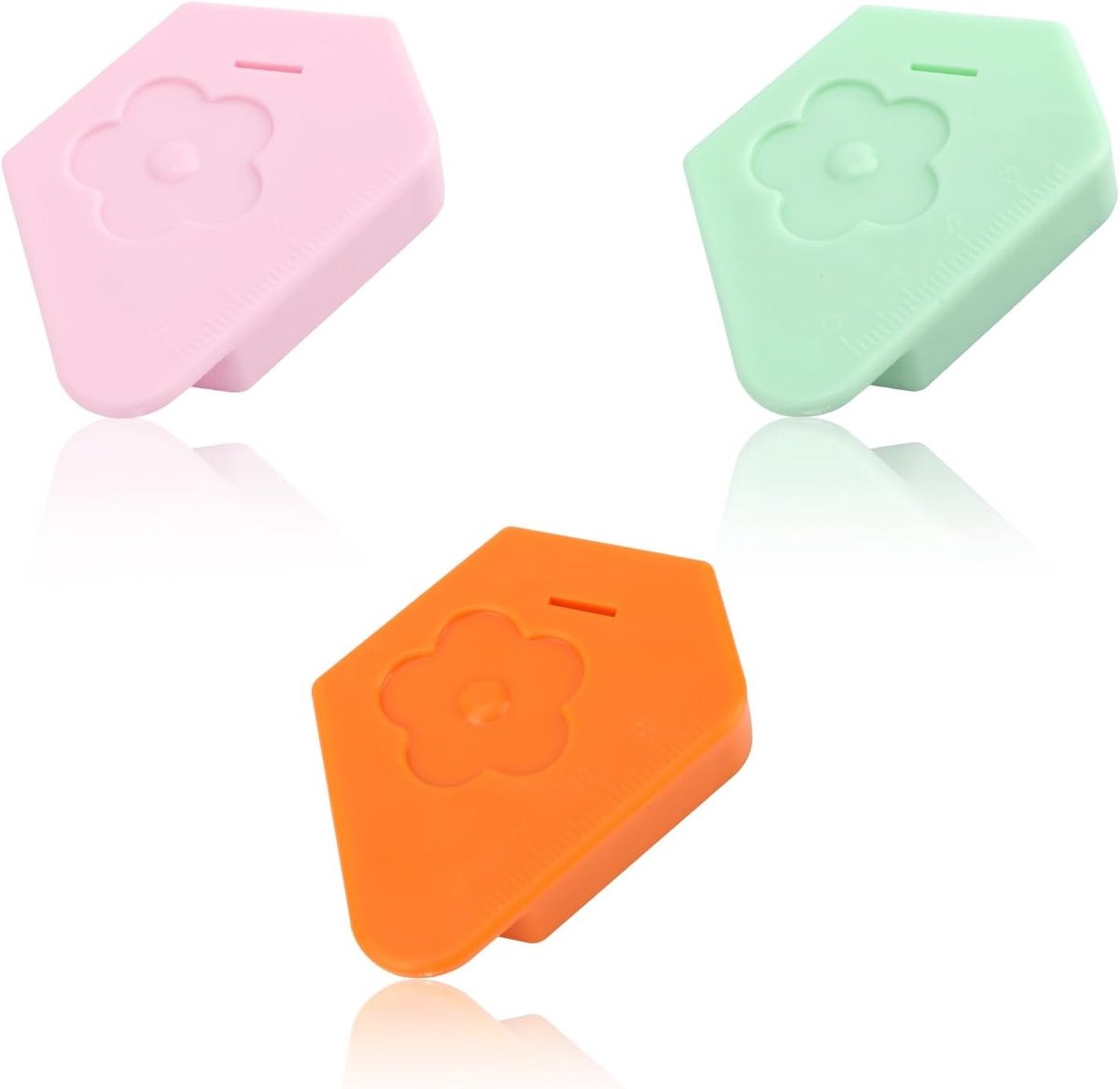 3-delige Magnetische Naai Gids voor Naden, Multifunctionele Polygonale Gids met Schaal, Universele Magnetische Zoomgids voor Naaibenodigdheden en Accessoires