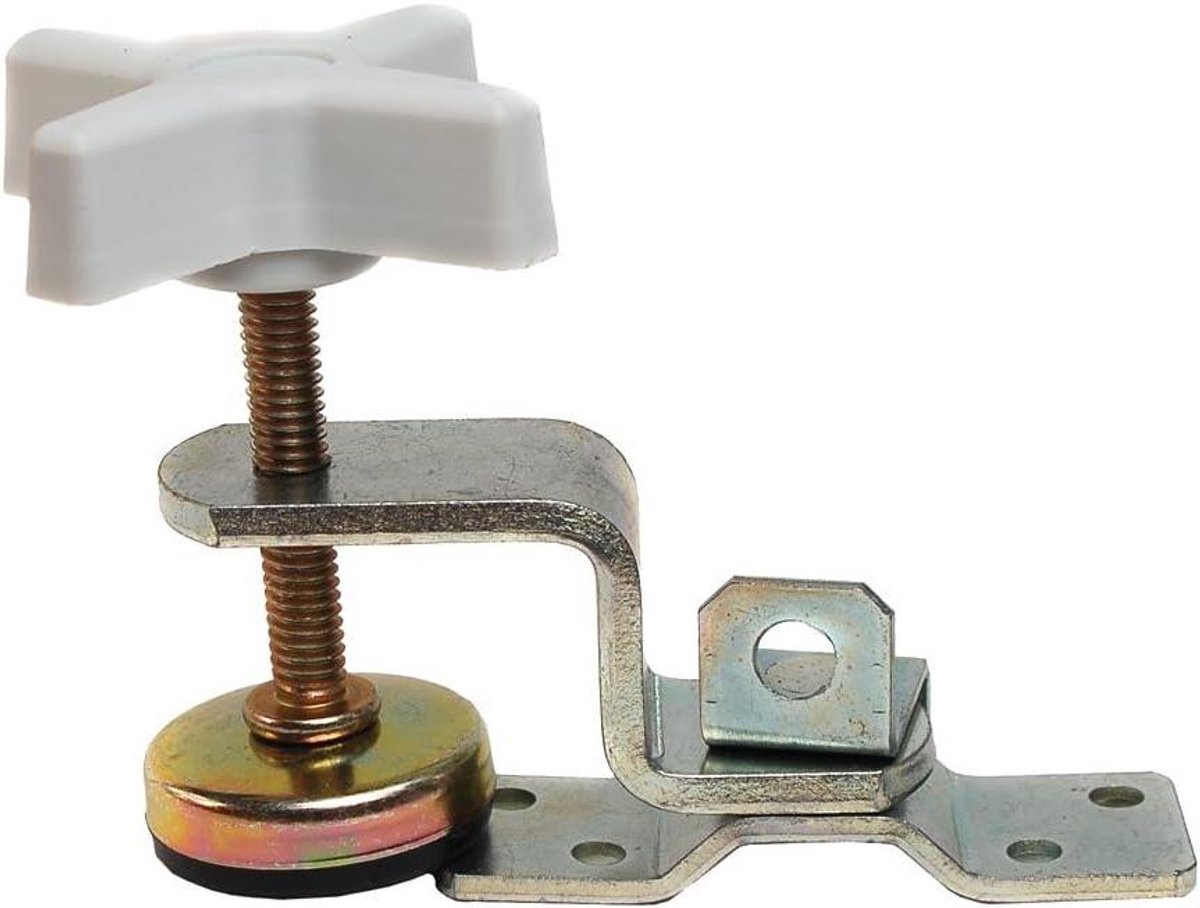 Uitklapbaar Stapelbed Klem - Bed Klem Zink - Reizen Beveiligen - Klem Mechanisme - 16.5 cm - Zilver-grijs