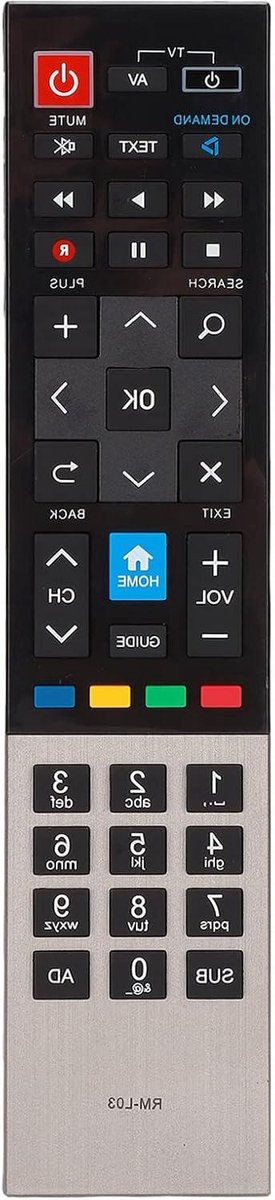 Afstandsbediening - Afstandsbediening TV - TV Bediening - Geen Programmering Nodig - 10 Meter - Zwart