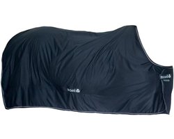 Paardendeken - Zweetdeken Staldeken - Paard Droog Houden - Stay-Dry Binnenvoering - 155 cm - Zwart