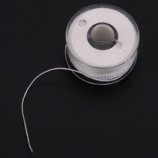 Vislijn Wateroplosbaar - Aas Lijn String - Vissen Aas Plaatsen - 3 Packs - 20 m - Transparant — afbeelding 5