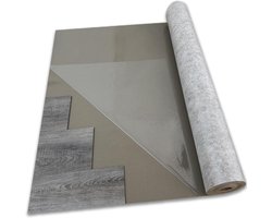 Vinyl Contactgeluidsisolatie - Ondervloer Vinyl - Geluidsisolatie Vloer - Zelfklevend - 50 m² - Grijs