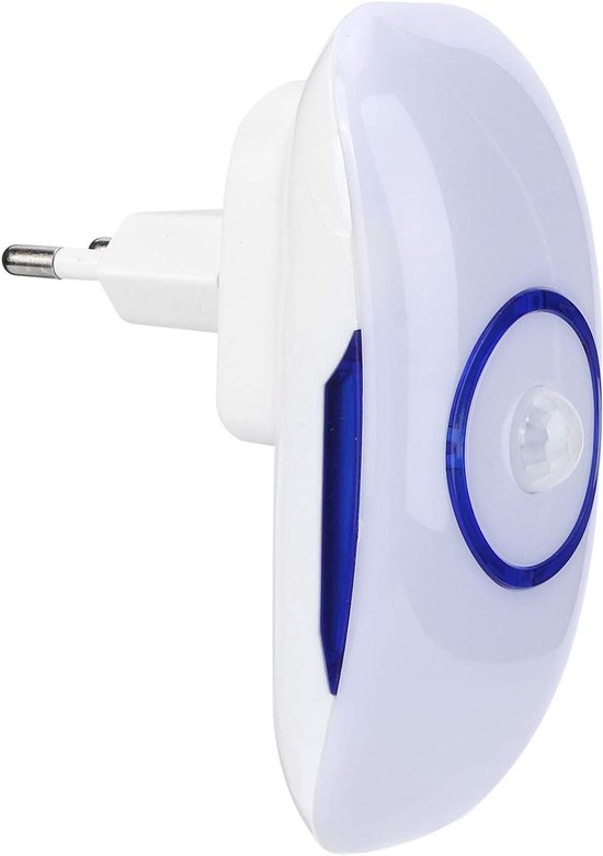 Nachtlampje Bewegingssensor - Nachtlamp Plug-in - Automatisch Verlichten - Ingebouwde Intelligente Sensor - EU Stekker - Wit — afbeelding 2