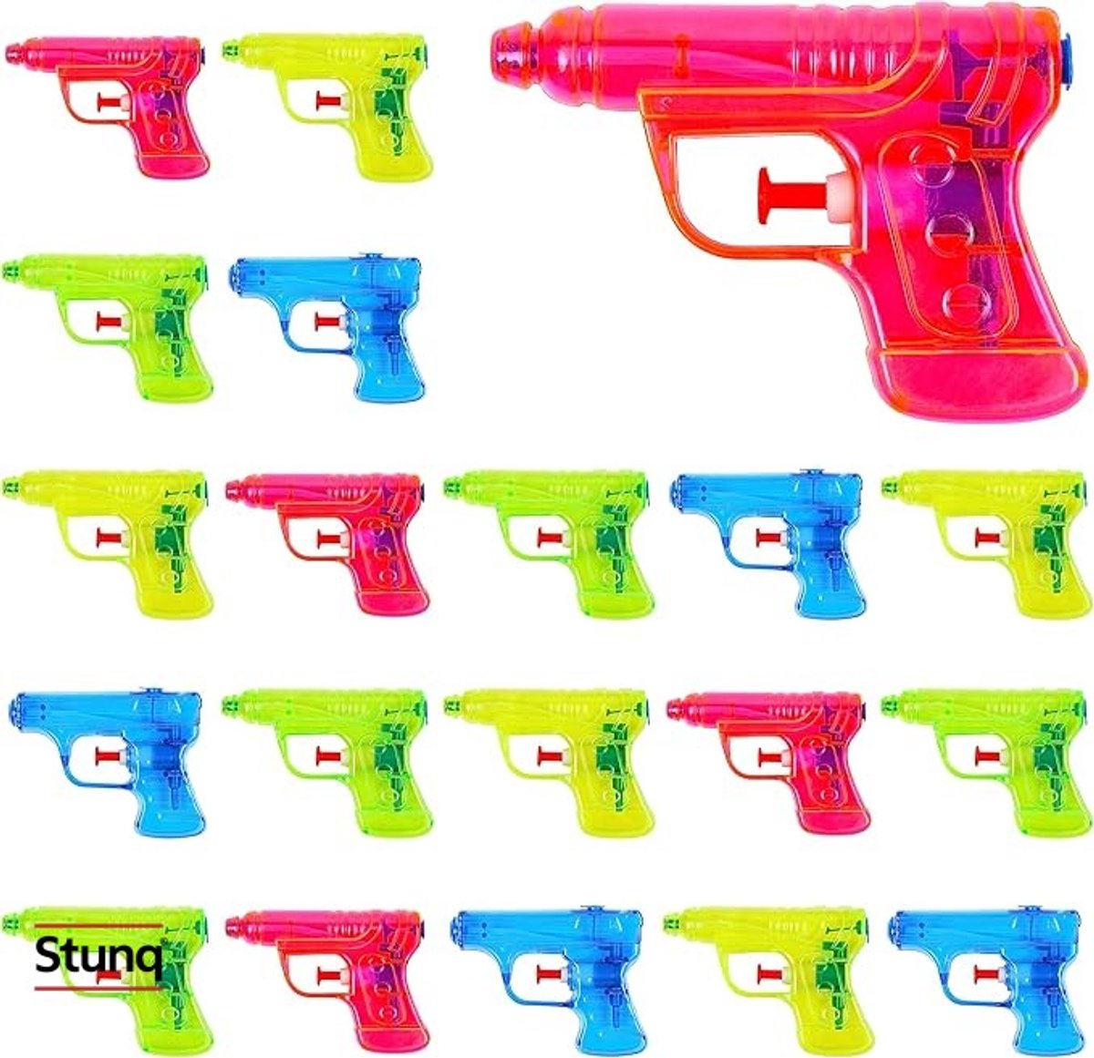 20 Mini Waterpistolen Set - Kleurrijk Speelgoed voor Buitenspel