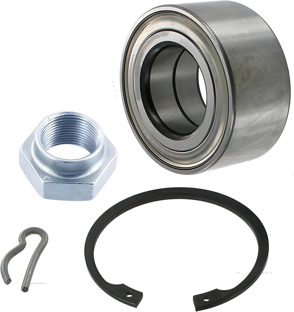 Wiellagerset Achterzijde - Wielnaaf Lagers - Auto Onderhoud - Compleet met alle componenten - 11.1 x 11.1 x 8.4 cm