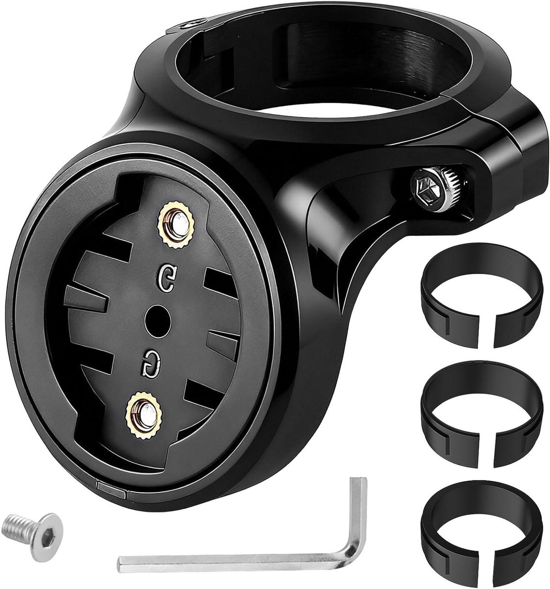 Fiets Zadelpen Mount - Achterlicht Houder - Radar Bevestigen - Draaibaar - Universeel - Zwart