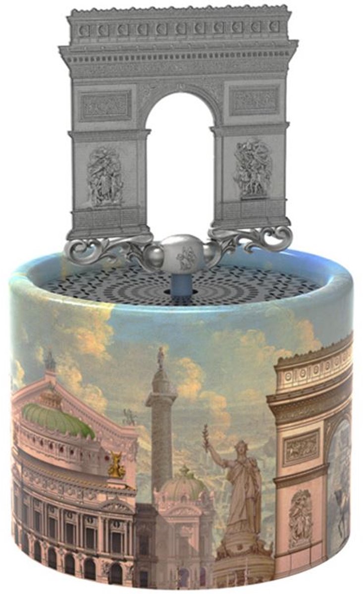 Belle Lurette muziekdoosje Champs Elysees Arc de Triomphe 14+ decoratief cadeau.
