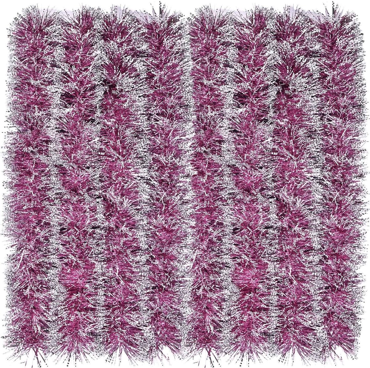 aladdien - kerst klatergoud slinger - glanzende slinger voor kerstdecoratie - lichtroze - feestelijke hangdecoraties voor binnen en buiten - ideaal ..