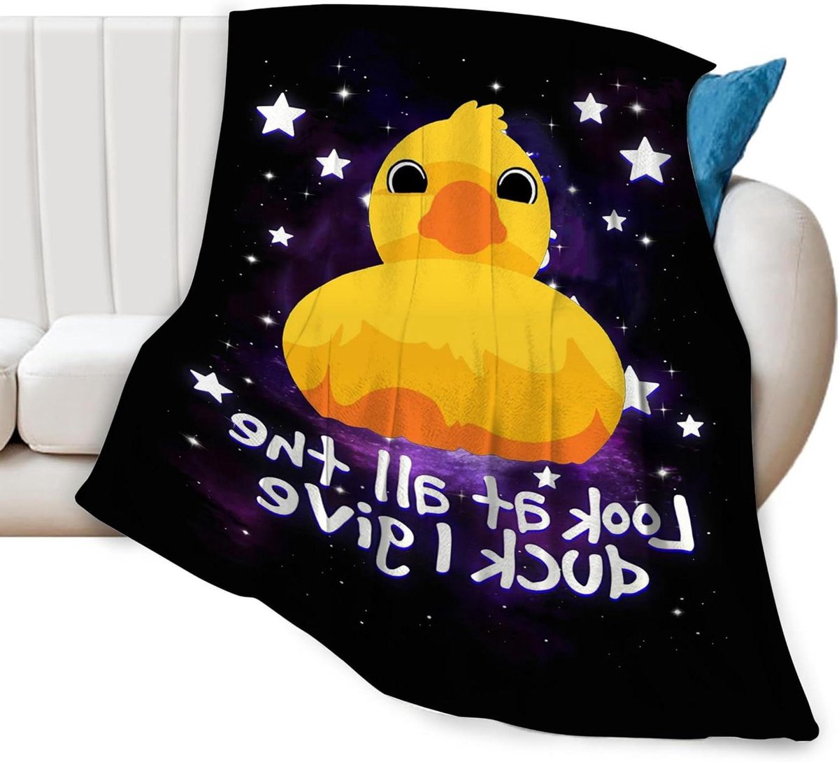 Pluche deken - Fleece deken - Gezellig warm blijven - Super zachte microvezel - 127 x 152 cm - Geel