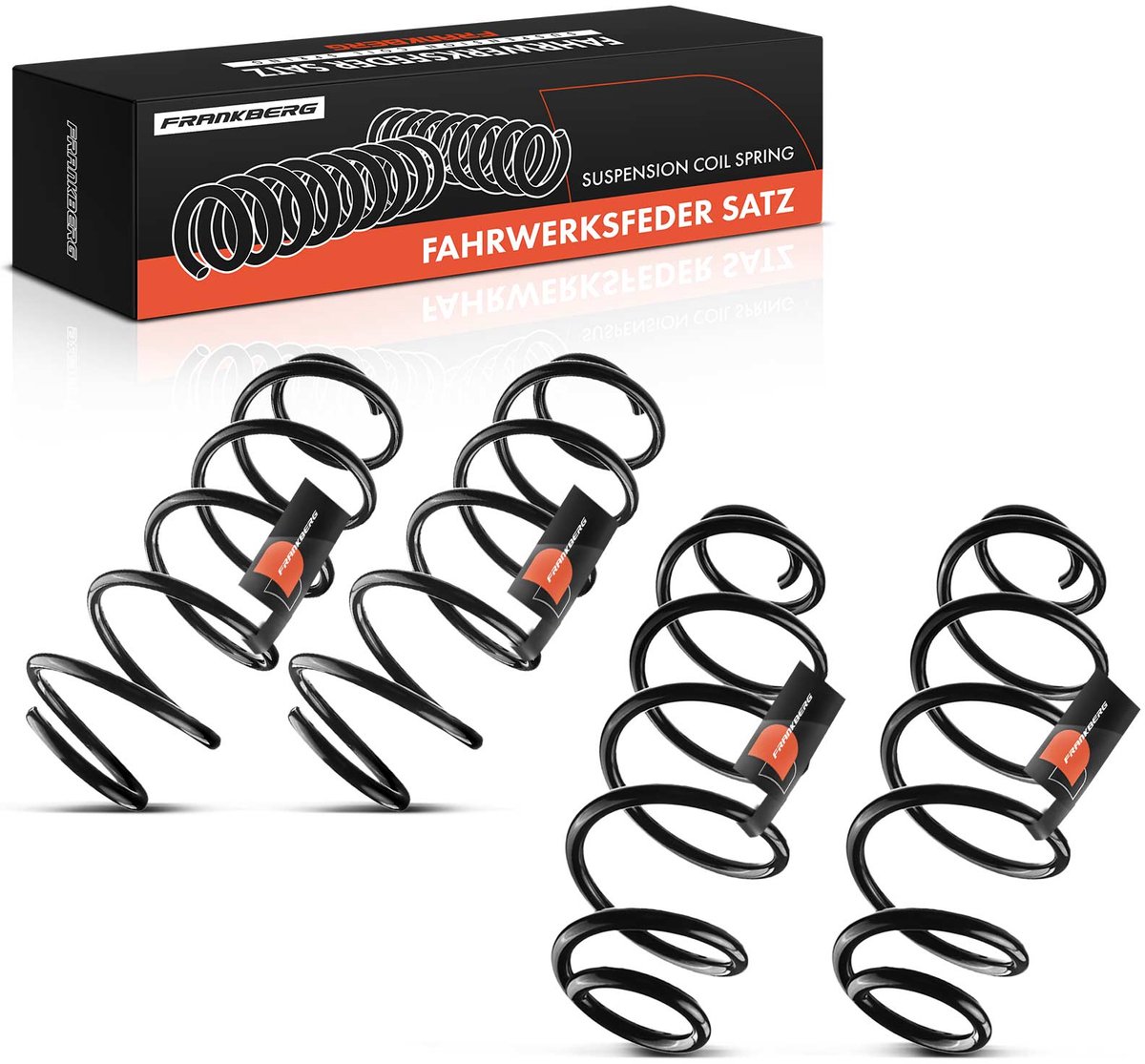 Frankberg 4x Veer Vooras Achteras voor Peugeot 207 SW WK