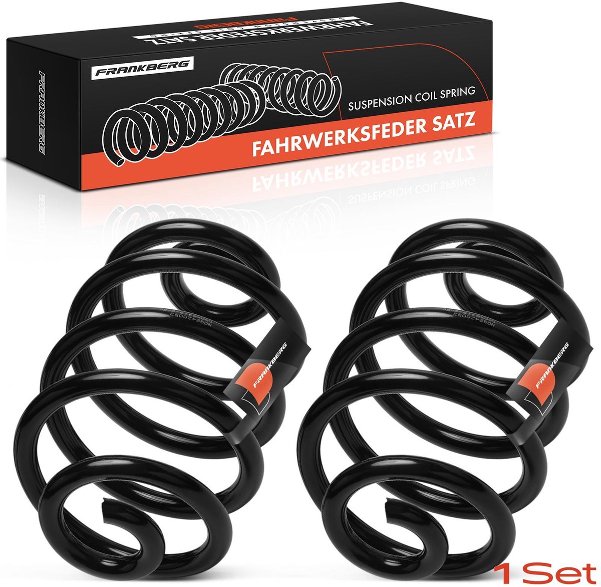 Frankberg 2x schroefveer achteras voor Opel Omega B V94