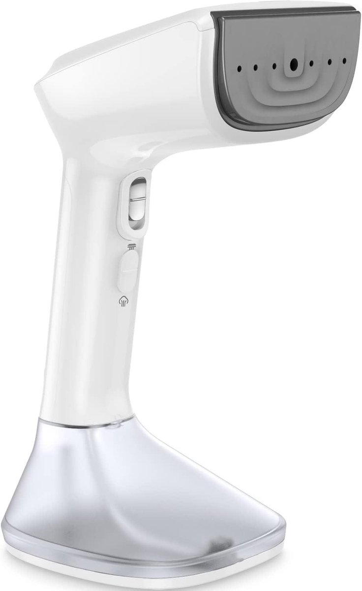 Kledingstomer - Handstomer Strijkijzer - Kreukels Verwijderen - 2 Stoomstanden - 300 ml - Wit