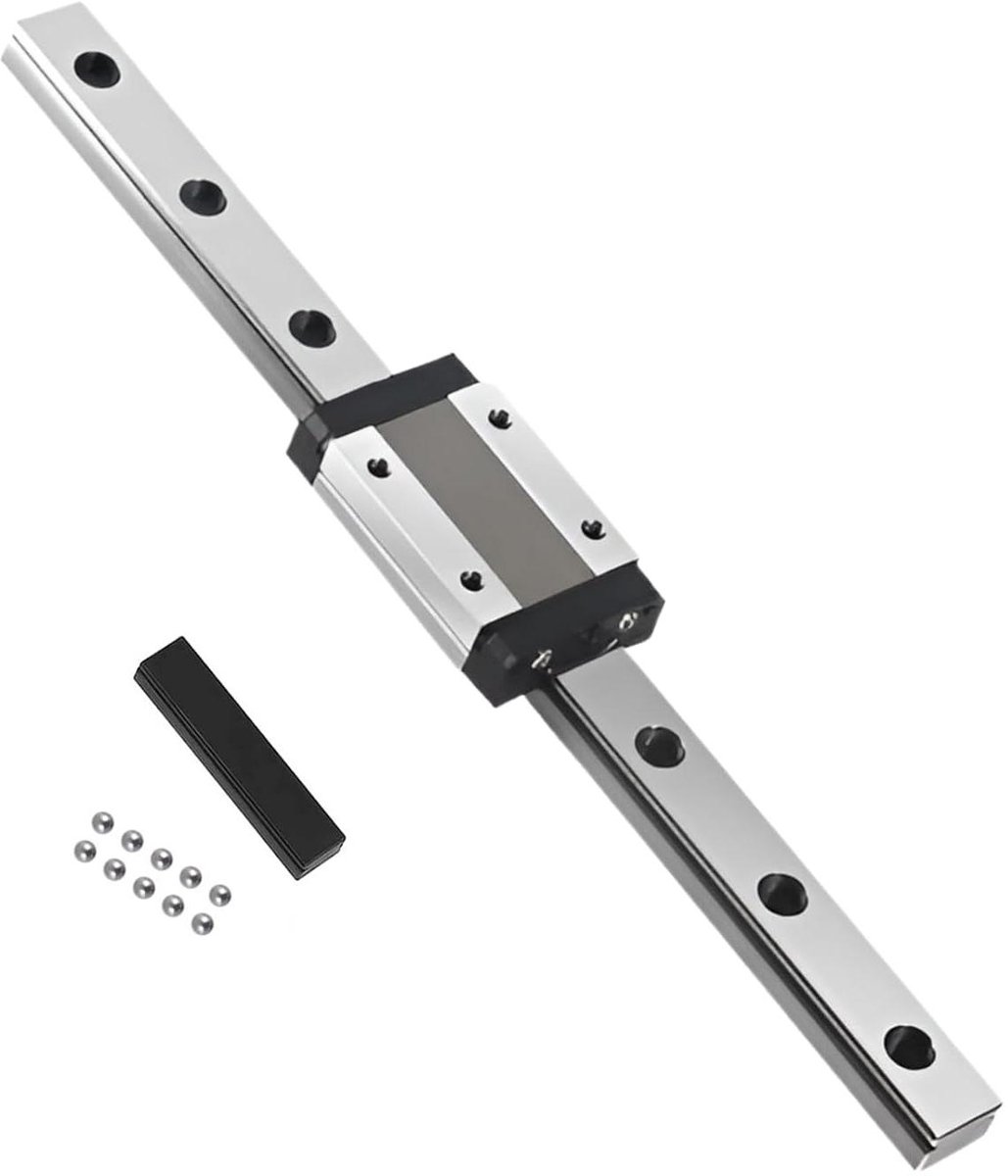 Lineaire Rail - Geleiderail Lagerblok - 3D Printer CNC - Hoge Precisie - 200mm - Zilver