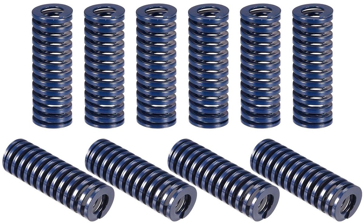 Drukveren - Gereedschapsveren Spiraalveren - Elektronica Reparatie - Lichte Belasting Ontwerp - 16 mm x 45 mm - Blauw