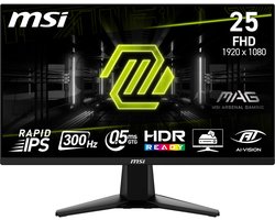 MSI MAG 255XF - Full HD Gaming Monitor - Rapid IPS - 300Hz - 24.5 Inch