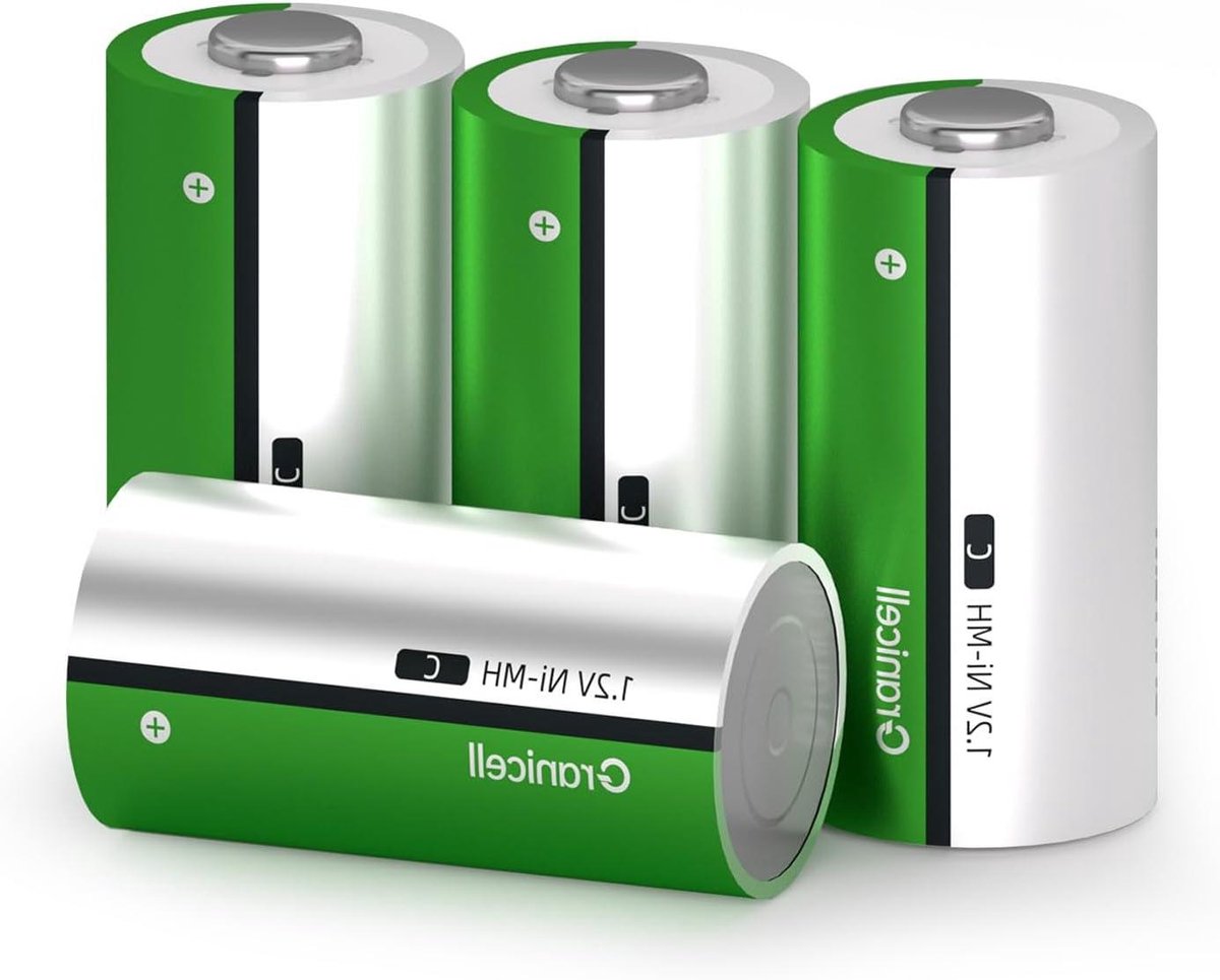 Oplaadbare C Batterijen - NiMH C-cellen - Krachtige Apparaten - 5000mAh Hoge Capaciteit - 4 Stuks - null