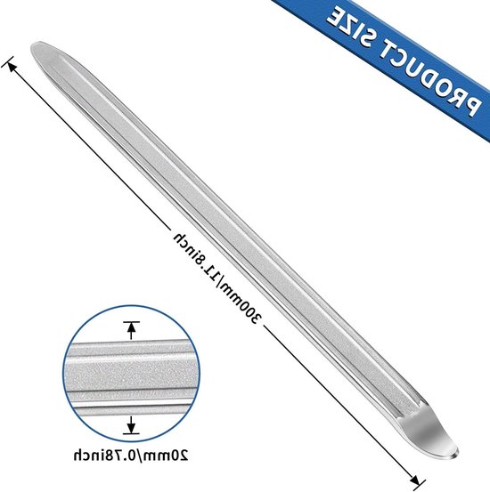 Set van 3 Motorfiets Montagehefbomen van 30 cm, Manganese Staal Bandenlichters voor Bandenmontage en Reparatie Tools — afbeelding 5