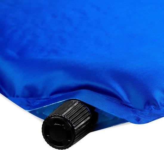 Zelfopblazende Slaapmat - Kampeer mat - Comfortabel Kamperen - 5cm Dik Schuim - 180 x 50 cm - Blauw van Merkloos — afbeelding 4