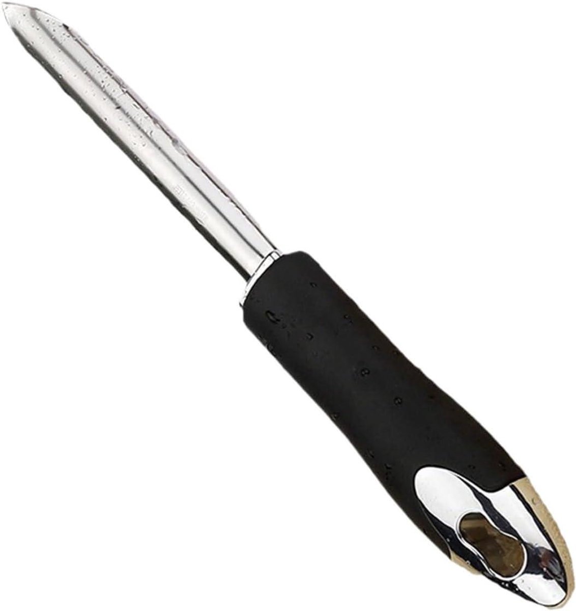Fruitsnijder - Groente corer - Vruchten voorbereiden - Gekerfde rand - 23.5 cm - Zwart