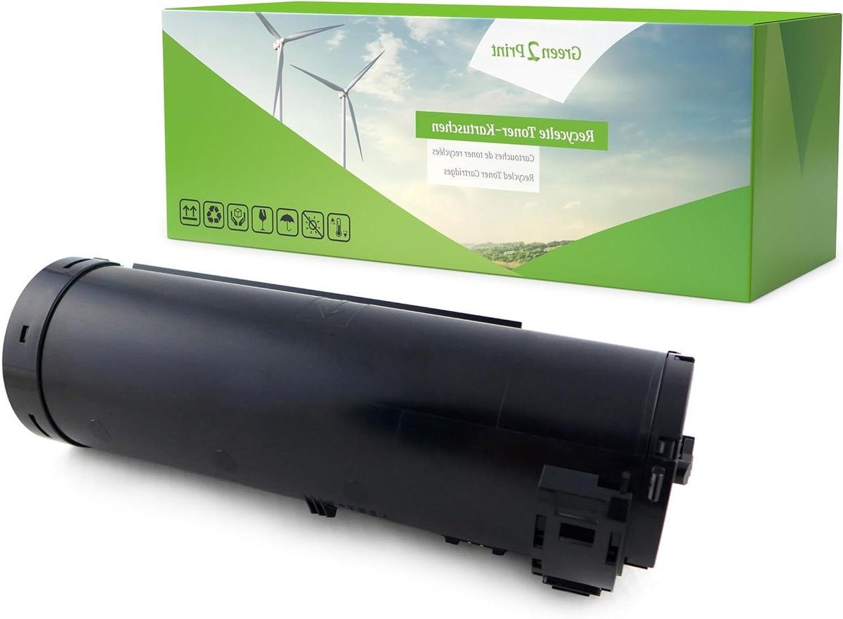 Toner zwart - Printercartridge Tonercartridge - Printeronderhoud - Gerecycled in de EU - 14100 Pagina's - zwart
