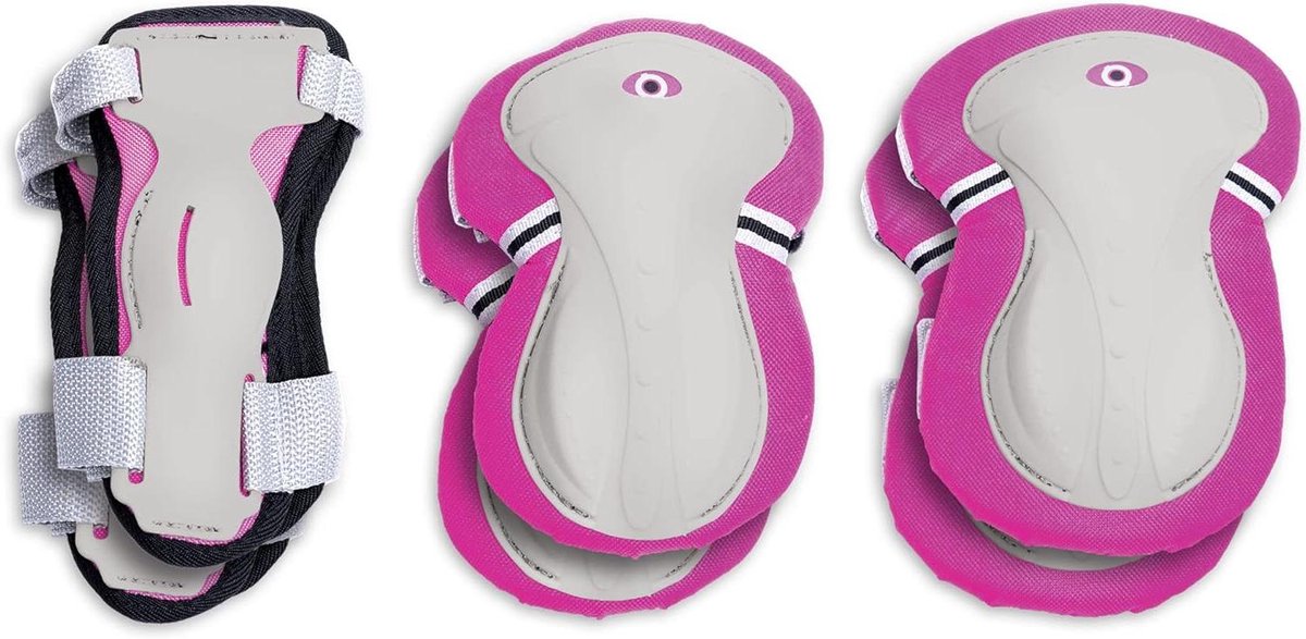 Beschermers Set - Beschermingsset Skaten - Veilig Sporten - Nylon 600D Materiaal - 300 Gram - Roze