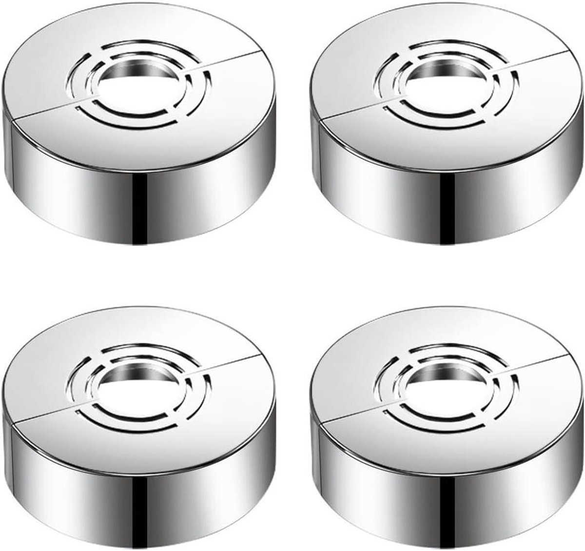 Radiatorafdekking - Radiatorrozet - Armatuurdecoratie - Verstelbare maten - 4 stuks - A
