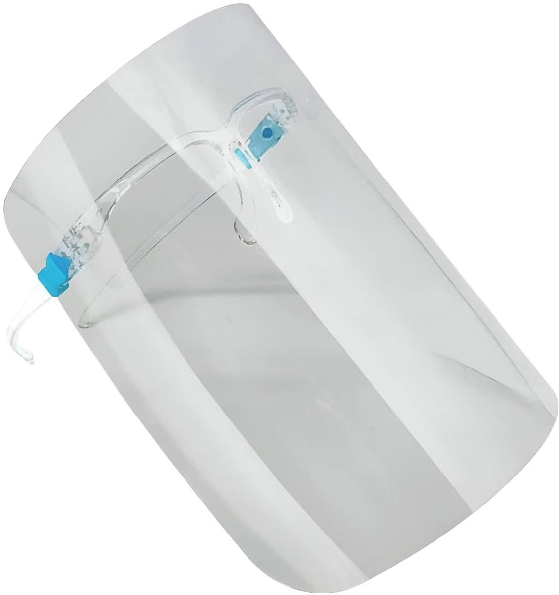 Veiligheidsvizier Gezichtsbescherming - Gezichtsmasker Beschermend - Bescherming Tegen Spetters - Volledige Gezichtsafdekking - One Size - Transparant
