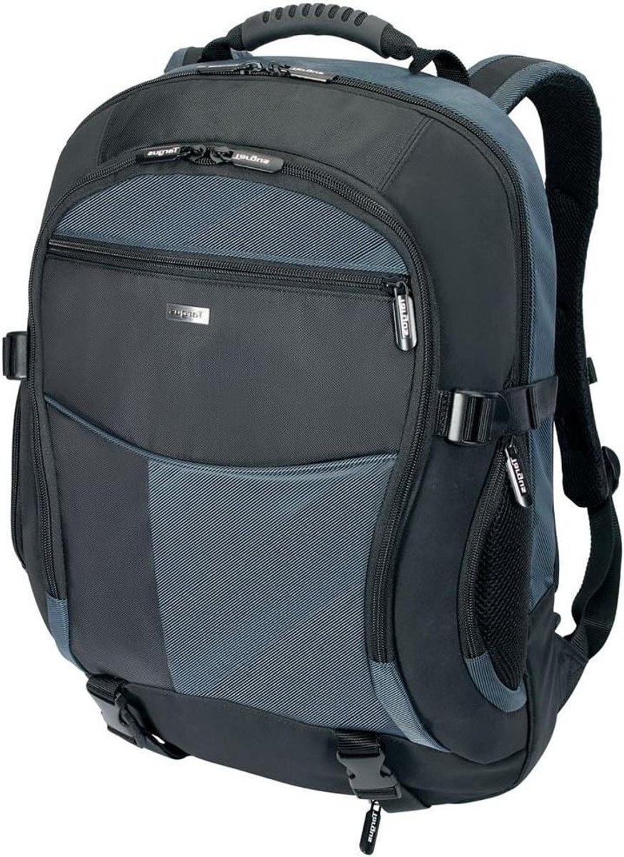 Rugzak - Laptoptas Reisrugzak - Notebook Transport - Gewatteerd laptopvak - 17-18 inch - Zwart