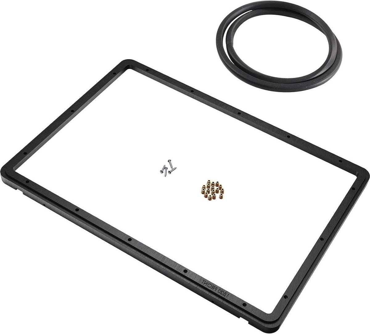 Paneelframe Koffer - Paneelhouder Frame - Technologie Transport - Waterdichte O-ring - 45.7 x 32.5 x 1.8 cm - Zwart