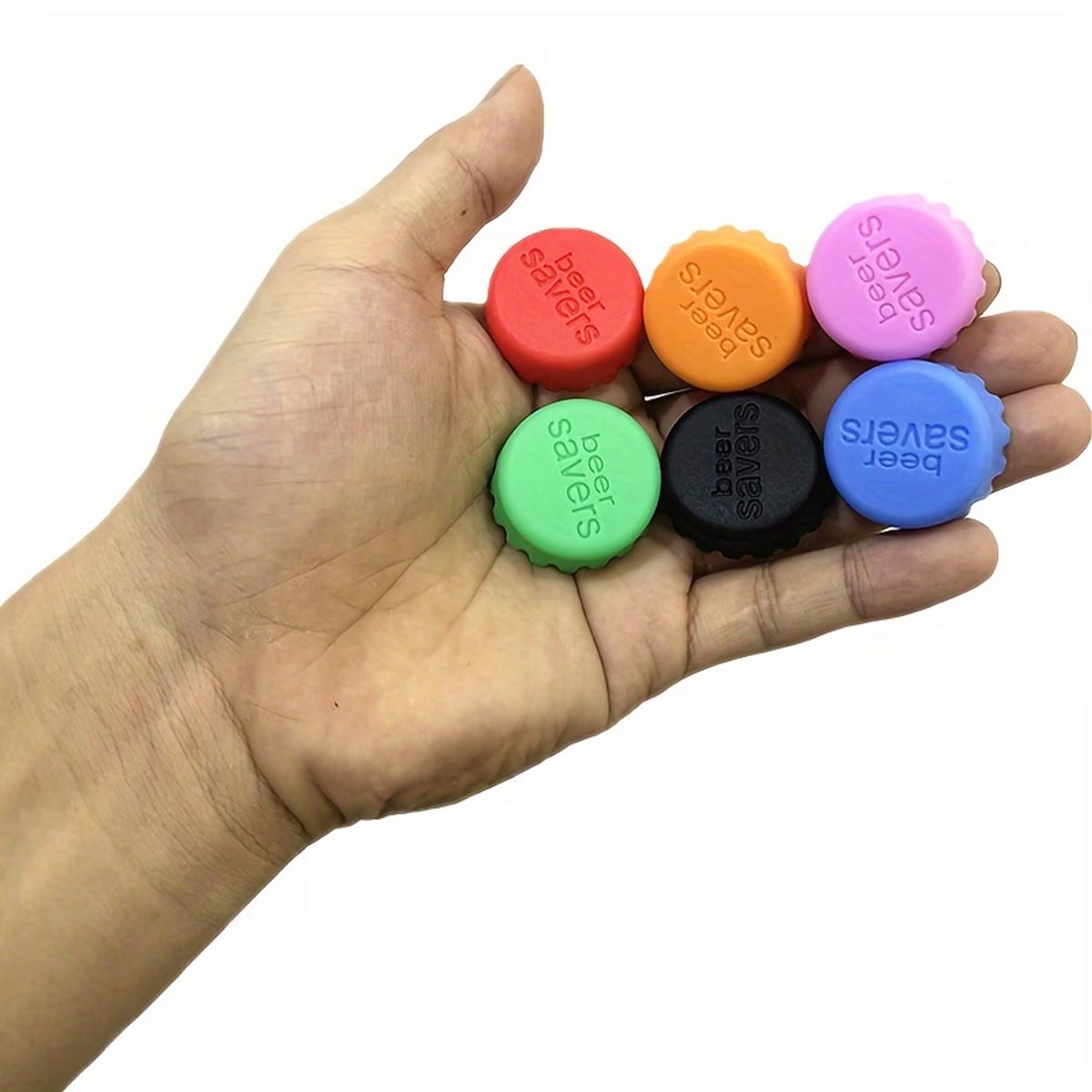 Silicone Flessendoppen 6 Stuks – Herbruikbare Flessenstoppers Lekvrij & Luchtdicht