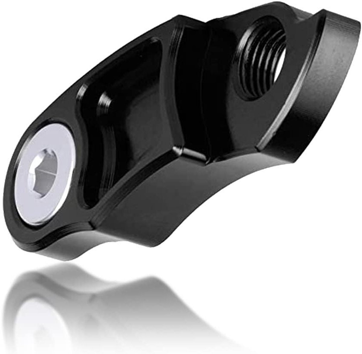 Fiets achterderailleur extensie - Hanger extender - Vliegwiel uitbreiding - CNC aluminiumlegering - 20 Gram - Zwart