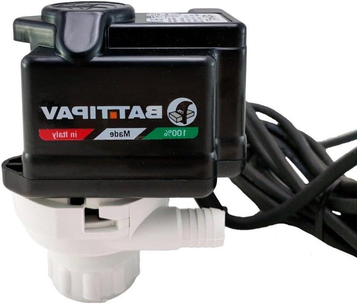 Waterpomp P3 - Natsnijpomp Steen - Koelen Steen - Waterdicht Verharst - 4 meter kabel - Zwart