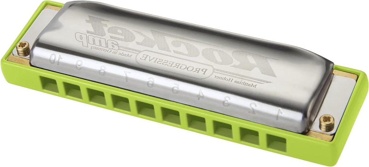 Mondharmonica - Blaasinstrument - Muziek Maken - 20 Tonen - 126 Gram - Zilver