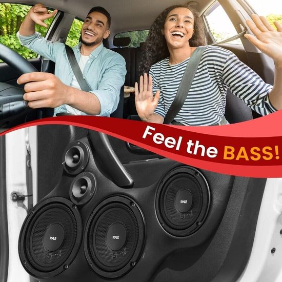 Subwoofer 16,5 cm - 6,5 inch, 75 Watt RMS, Rubberen Ophanging voor Auto's — afbeelding 2