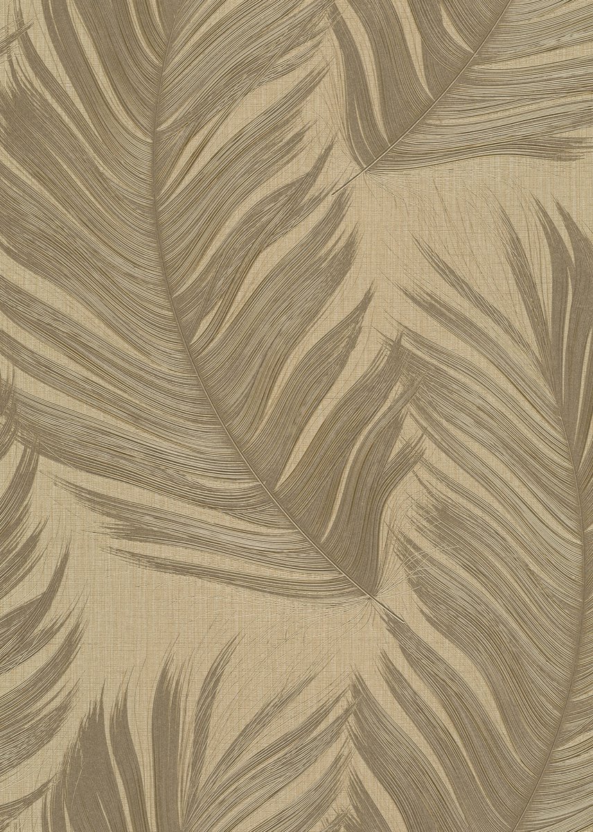 Erismann Vinylbehang 10516-30 - Breeze of Eden Goud - 53cm x 10.05m
