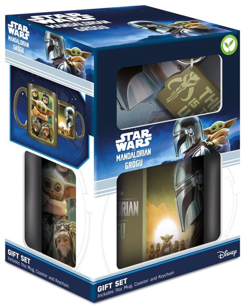 Star Wars The Mandalorian - Cadeauset Kop meerkleurig Keramiek -