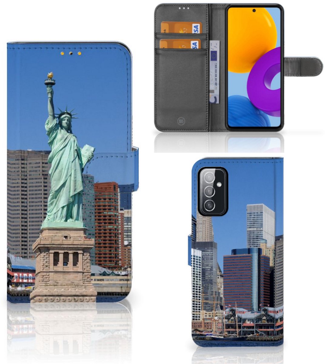 Samsung Galaxy M52 Flip Cover Vrijheidsbeeld
