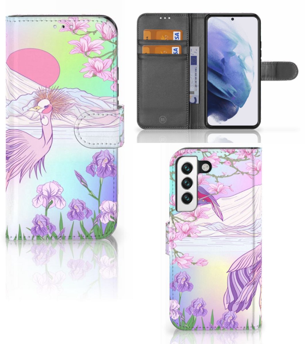 Samsung Galaxy S22 Telefoonhoesje met Pasjes Bird