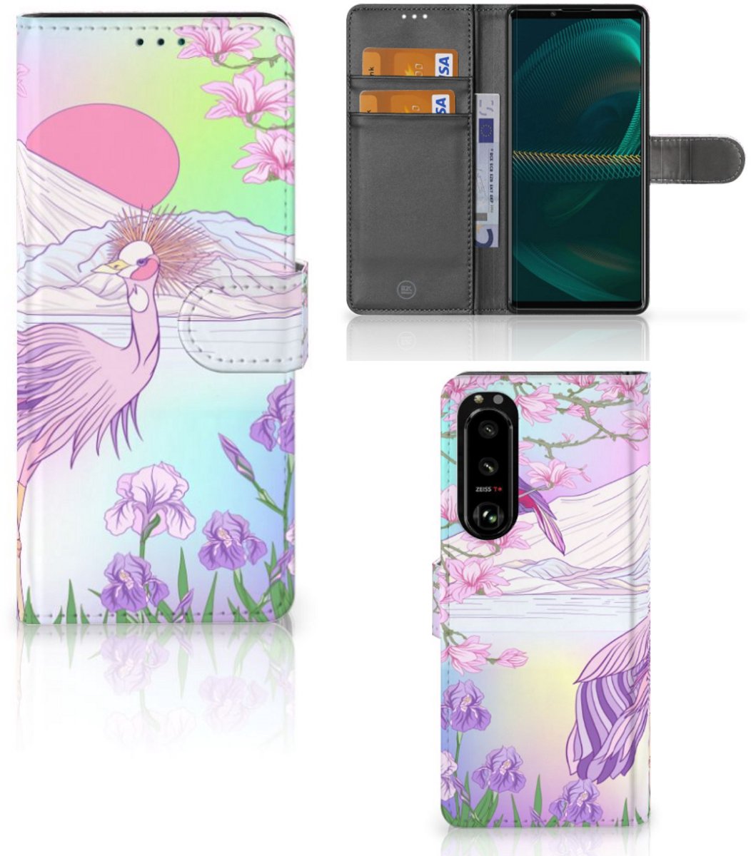 Sony Xperia 5III Telefoonhoesje met Pasjes Bird