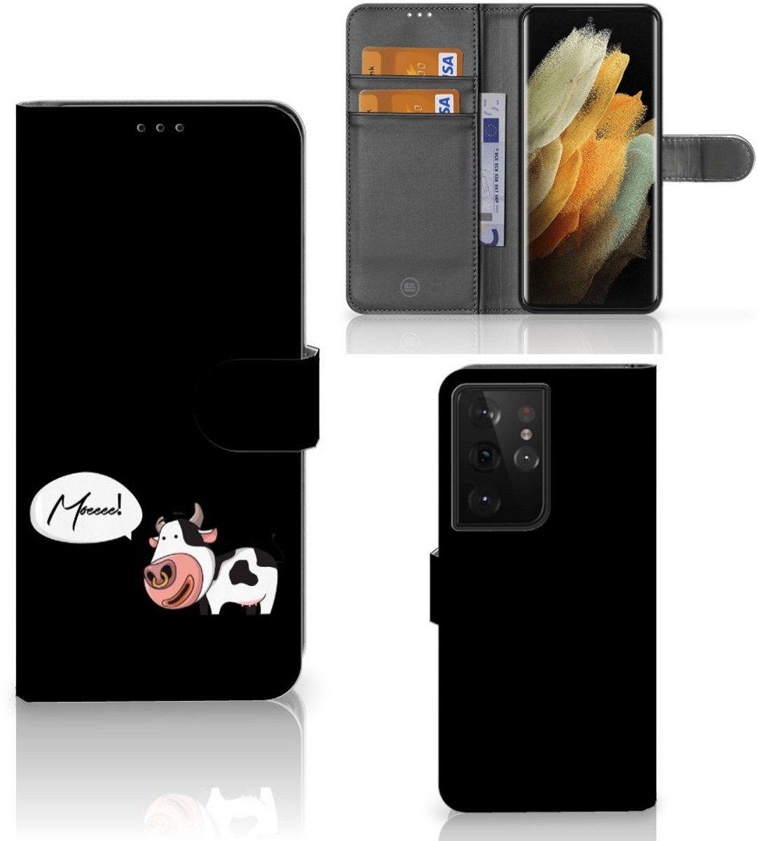 Samsung Galaxy S21 Ultra Leuk Hoesje Cow