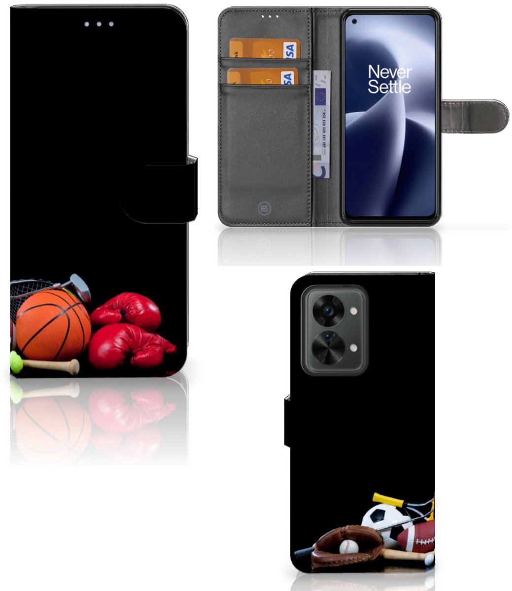 OnePlus Nord 2T Wallet Case met Pasjes Sports