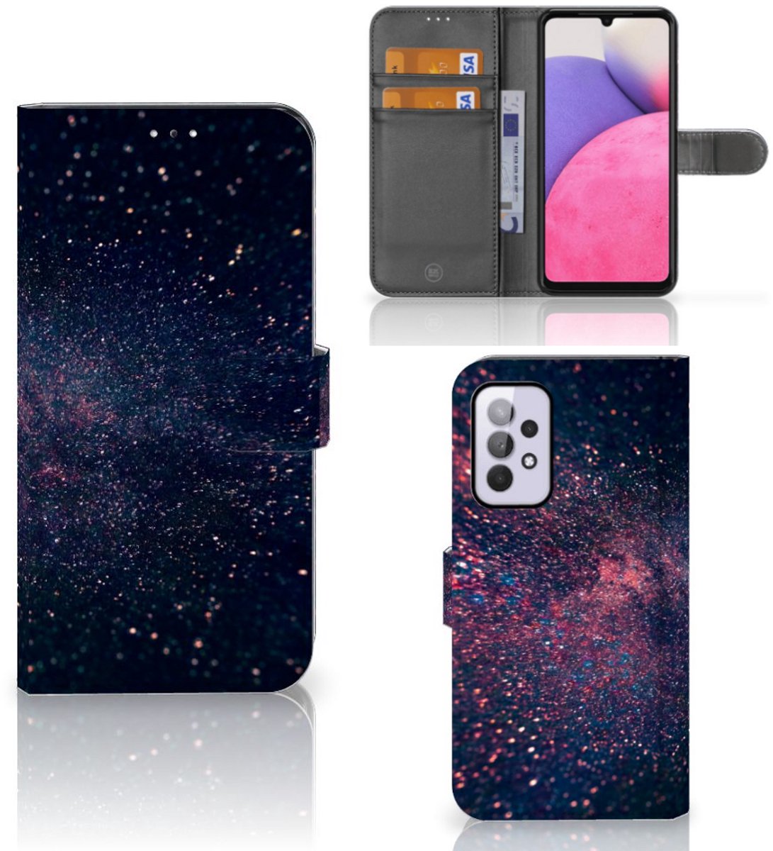 Samsung Galaxy A33 5G Book Case Stars
