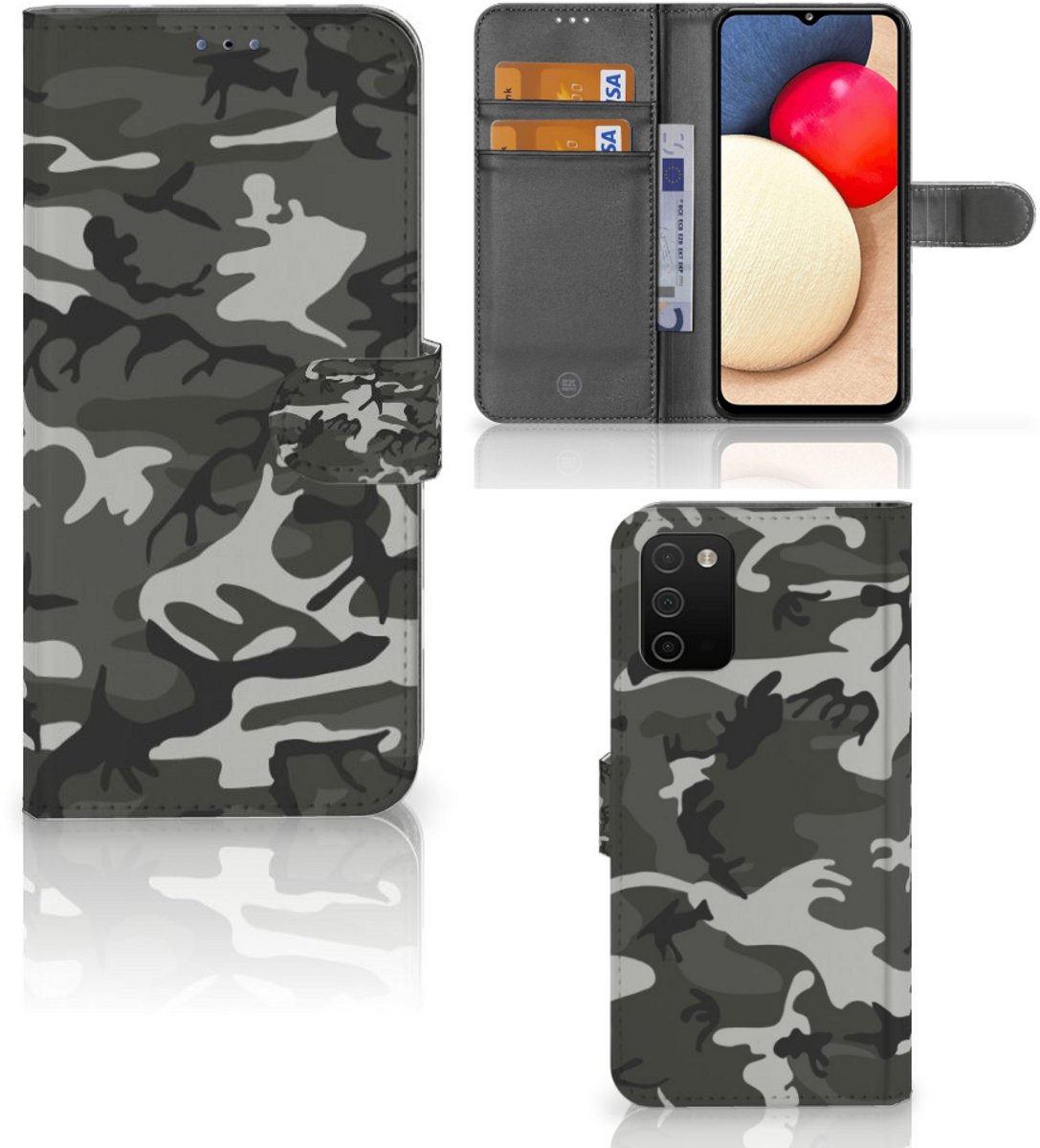 Samsung Galaxy A03s Telefoon Hoesje Army Light
