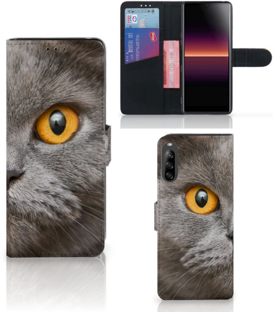 Telefoonhoesje met Pasjes Sony Xperia L4 Britse Korthaar