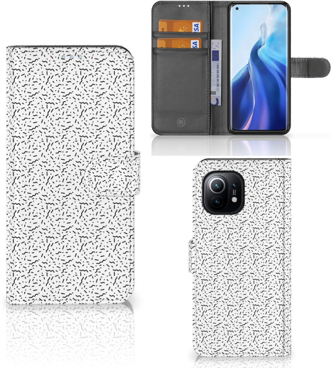Xiaomi Mi 11 Telefoon Hoesje Stripes Dots