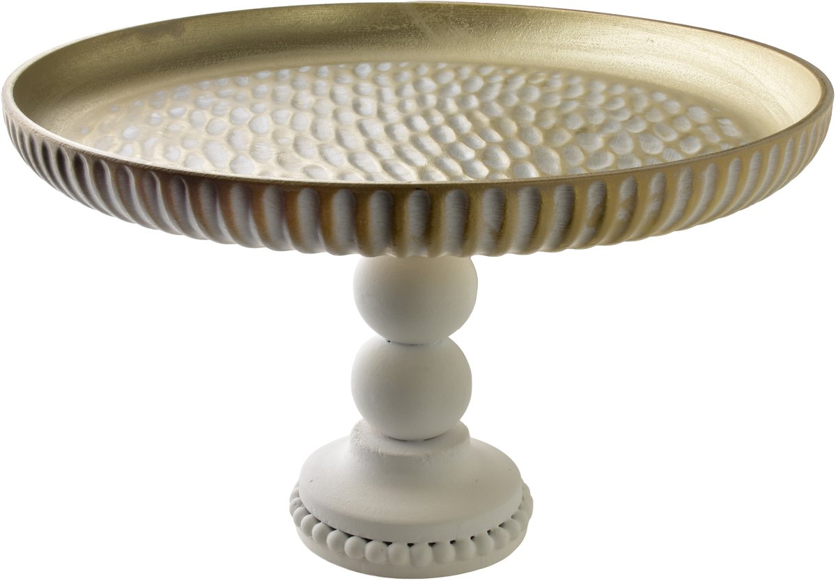 Mondex DAZ - Decoratieve Schaal - 35x35x21cm - Goud - MDF